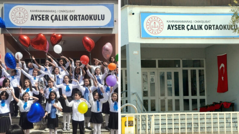 23 Nisan&rsquo;da en ağır kare: Ayser &Ccedil;alık Ortaokulu&rsquo;nda sevin&ccedil; değil sessizlik hakim