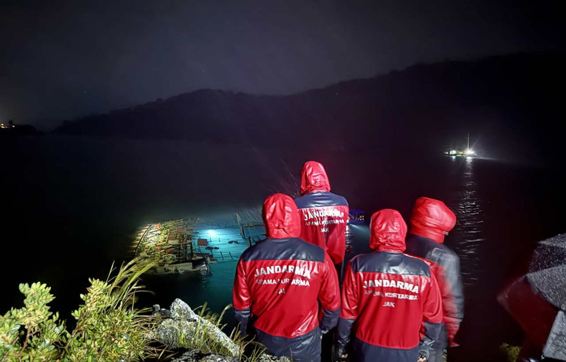 Fethiye açıklarında batan tekne