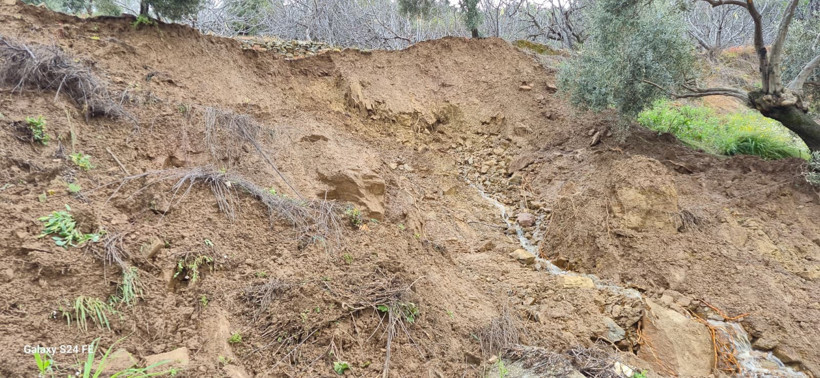 Heyelan görüntüsü