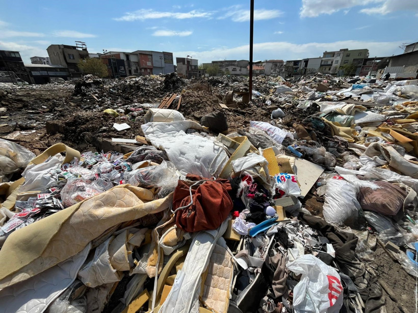 Buca' daki çöp alanı