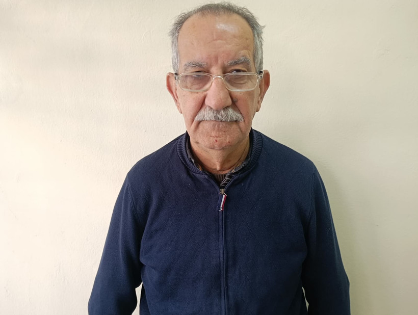 Yaşlı adamın huzurevine yerleştirildiği an