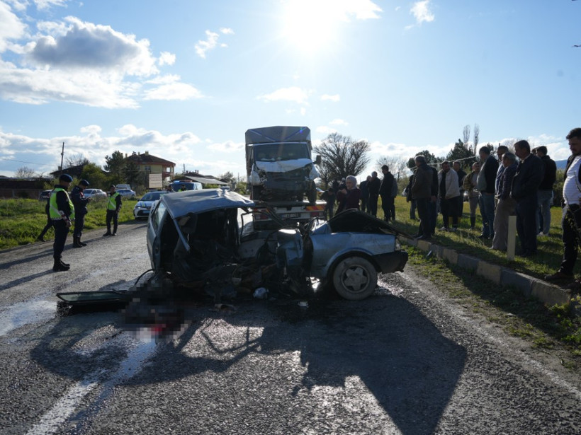 Kaza sonrası görüntü