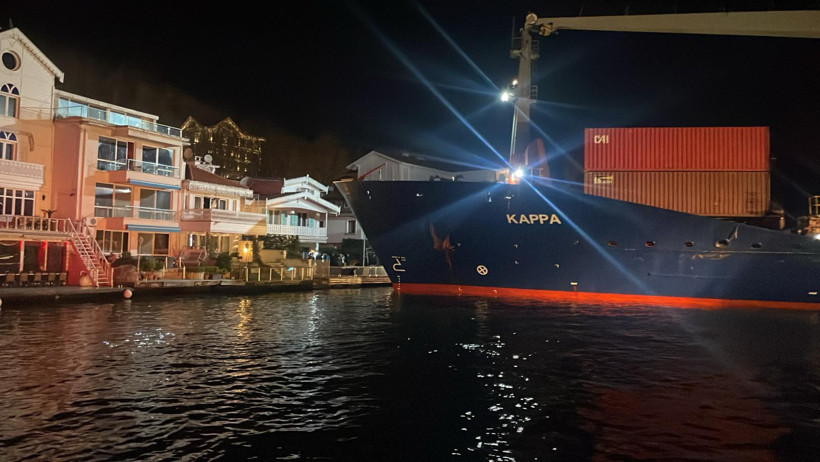 Gemi KAPPA'nın Boğaz'daki durumu