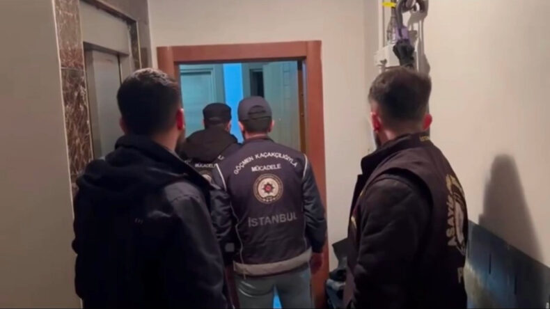 6 ilde g&ouml;&ccedil;men ka&ccedil;ak&ccedil;ılığı operasyonu: 51 g&ouml;zaltı