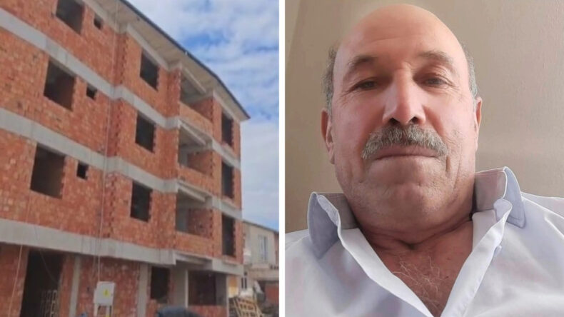 65 Yaşındaki İnşaat İş&ccedil;isi D&uuml;şerek Hayatını Kaybetti