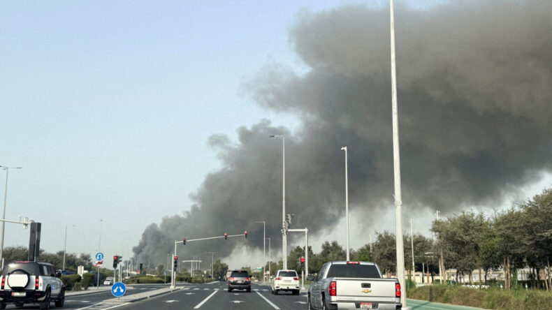 Abu Dabi'de şarapnel d&uuml;şt&uuml;: 1 kişi yaralandı