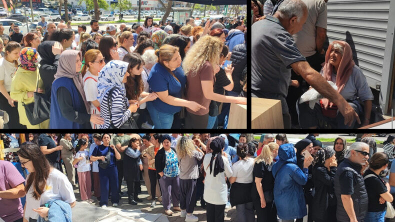 Adana'da 100 TL'lik İndirim İzdihamı