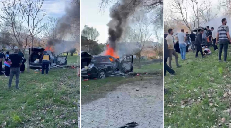 Ağaca &ccedil;arpan cip yandı: 1 &ouml;l&uuml;, 2 yaralı