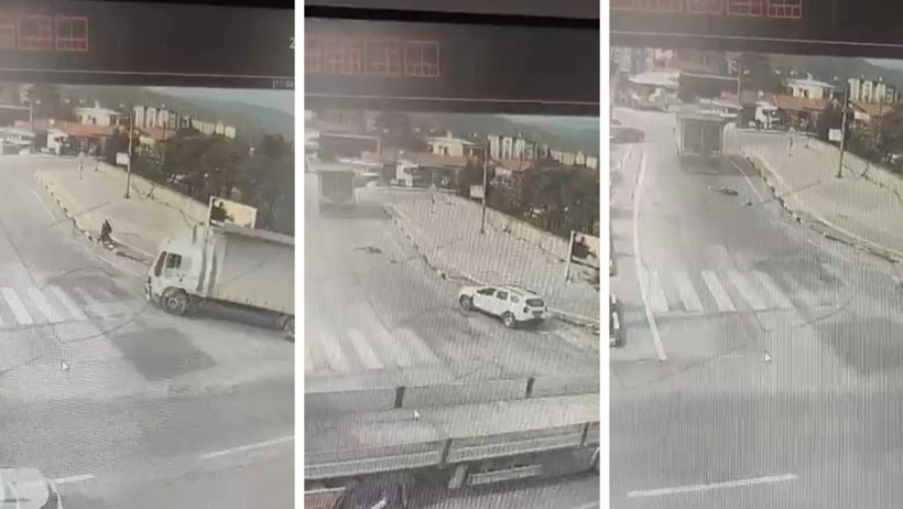 Kaza anına ait görüntü