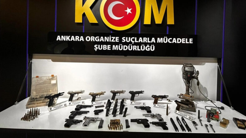 Ankara'da silah ka&ccedil;aklığı operasyonu: 4 tutuklama