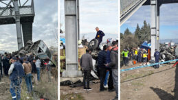 Ankara&rsquo;da halk otob&uuml;s&uuml; &uuml;st ge&ccedil;ide &ccedil;arptı: &Ccedil;ok sayıda &ouml;l&uuml; ve yaralı var