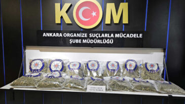 Ankara&rsquo;da Narkotik Operasyonu: 25 Kilo Skunk Ele Ge&ccedil;irildi