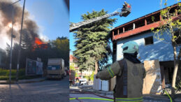 Avcılar'da metruk binada yangın