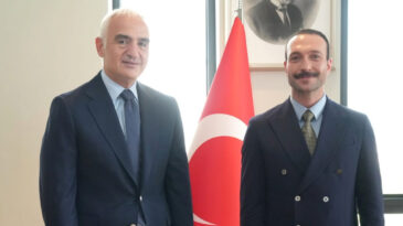 Bakan Ersoy'dan Görkem Sevindik'e 'Gazze' desteği