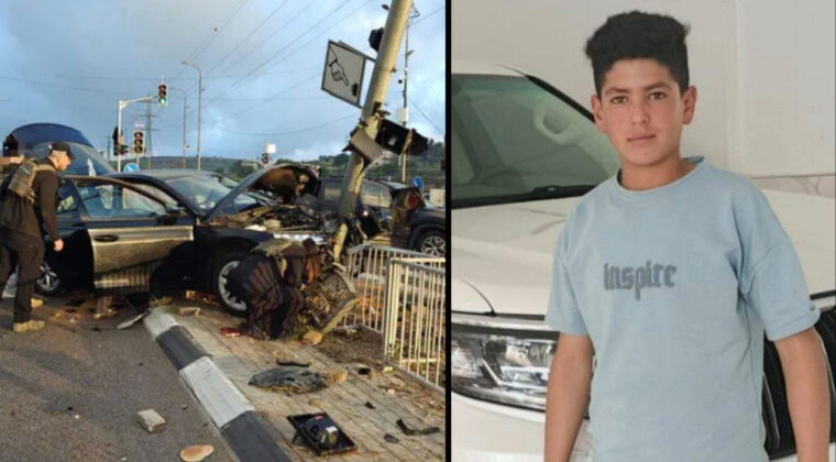 Bakanın resmi aracı Filistinli &ccedil;ocuğu ezdi