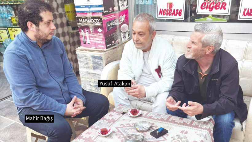 Cengiz Duman çay ocağında