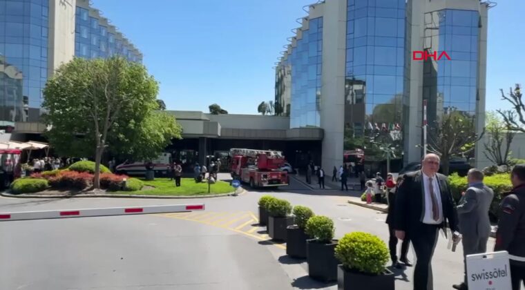 Beşiktaş'taki Otelde Yangın Paniği