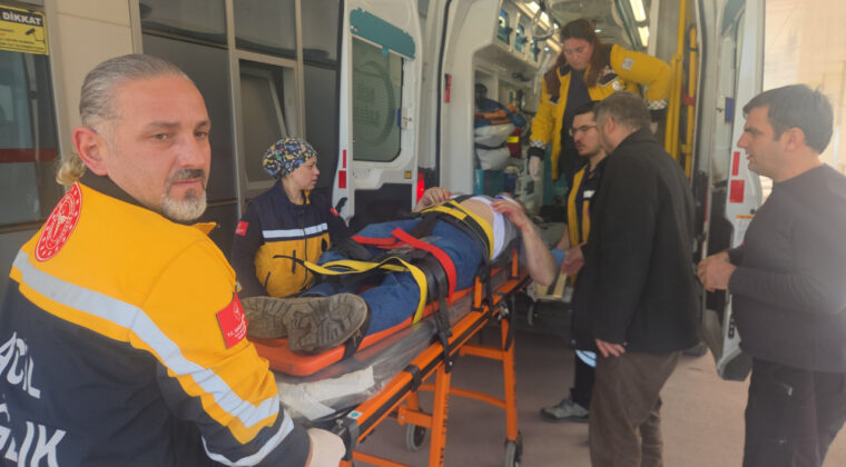 Bir adım attı, panel kırıldı: 13 metreden boşluğa d&uuml;şt&uuml;