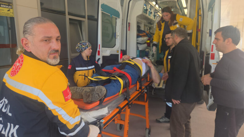 Bir adım attı, panel kırıldı: 13 metreden boşluğa düştü