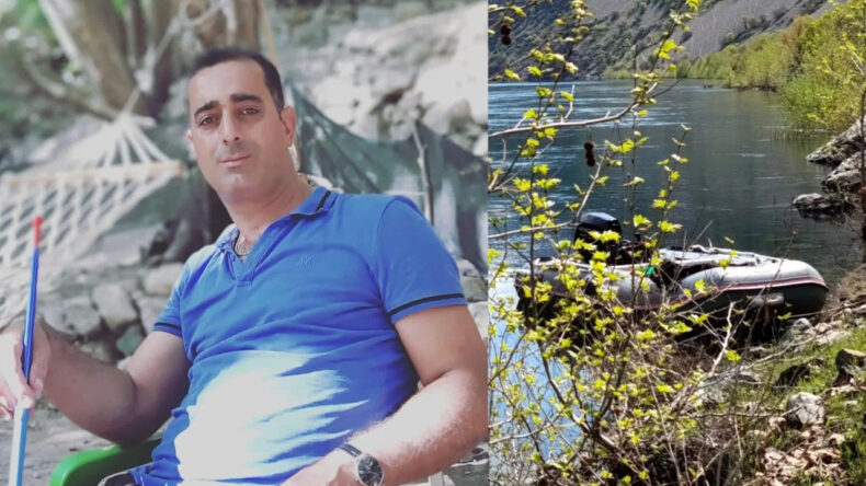 Bottan d&uuml;şt&uuml; Fırat Nehri'nde kayboldu