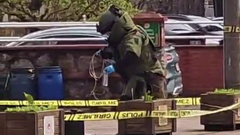 Durup dururken 'elimde bomba var' diye bağırdı, g&ouml;zaltına alındı