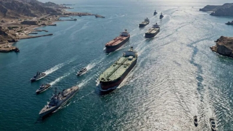 Dünyanın izlediği Hürmüz'de dikkat çeken trafik