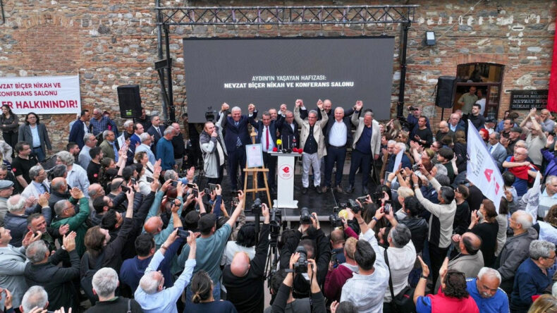 Efeler Belediyesi&rsquo;ne ait Nevzat Bi&ccedil;er Nikah ve Konferans Salonu'nun vakıf tesciline tepki