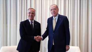 Erdoğan, Kanada lideriyle g&ouml;r&uuml;şt&uuml;