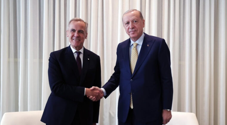 Erdoğan, Kanada lideriyle g&ouml;r&uuml;şt&uuml;