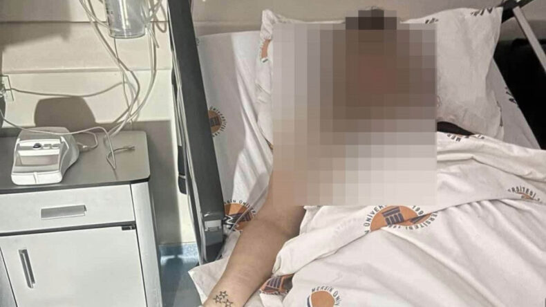 Eski sevgilisi kabloyla boğmaya kalkıştı