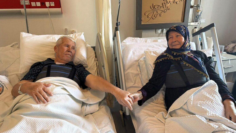 Evlilik Yıl D&ouml;n&uuml;mlerinde Birlikte Kalp Ameliyatı Oldular