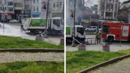 Fatih&rsquo;te &ccedil;&ouml;p kamyonunda patlama: Ekipler sevk edildi