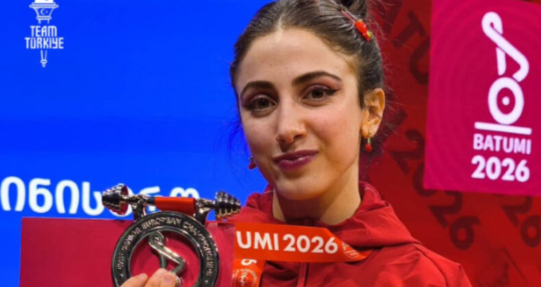 Gamze Altun'dan Avrupa Halter Şampiyonası&rsquo;nda g&uuml;m&uuml;ş madalya