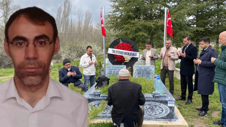 G&ouml;revi başında &ouml;ld&uuml;r&uuml;len veteriner hekim mezarı başında anıldı