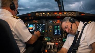Havada panik: Gece uyumayan pilot u&ccedil;uş sırasında bayıldı
