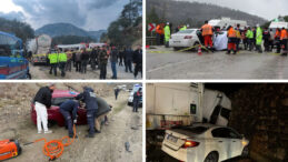 Isparta-Antalya karayolundaki kazalarda son 4 ayda 18 kişi &ouml;ld&uuml;, 19 kişi yaralandı