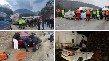 Isparta-Antalya karayolundaki kazalarda son 4 ayda 18 kişi &ouml;ld&uuml;, 19 kişi yaralandı
