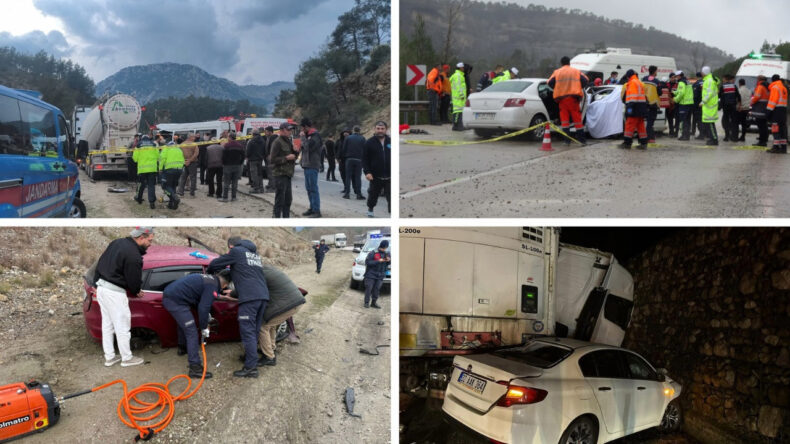 Isparta-Antalya karayolundaki kazalarda son 4 ayda 18 kişi &ouml;ld&uuml;, 19 kişi yaralandı