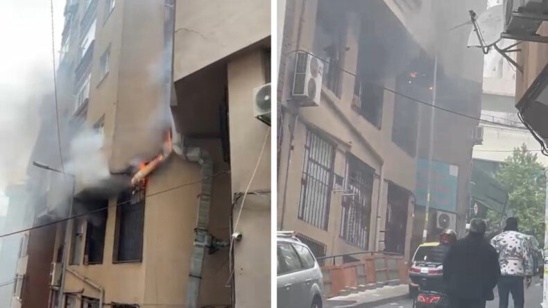 İstanbul&rsquo;da korkutan yangın: 5 katlı bina duman altında kaldı