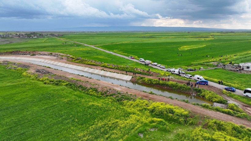 Arama çalışmaları sırasında kullanılan dron