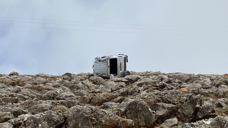 Kamyonet Takla Attı: 1 &Ouml;l&uuml;