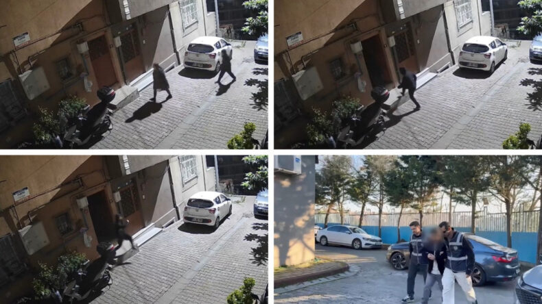 Kapı &ouml;n&uuml;nde kabus: Gen&ccedil; kadını takip edip taciz etti, savunması pes dedirtti