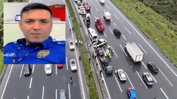 Kazada ağır yaralanan polisten acı haber geldi