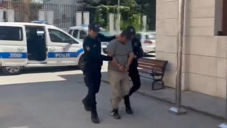 K&ouml;peğine Kemerse Şiddet Uygulayan Kişi G&ouml;zaltına Alındı