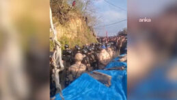 K&ouml;yl&uuml;lerin AKP'li vekilin maden şirketine karşı direnişi 4'&uuml;nc&uuml; g&uuml;n&uuml;nde