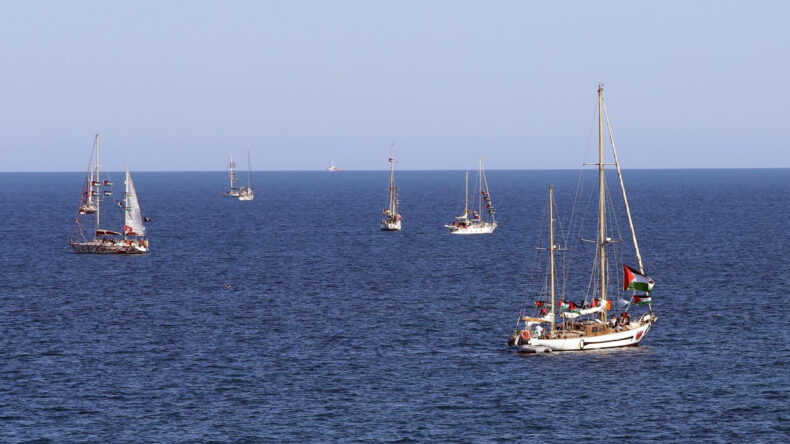 K&uuml;resel Sumud Filosu'na M&uuml;dahale