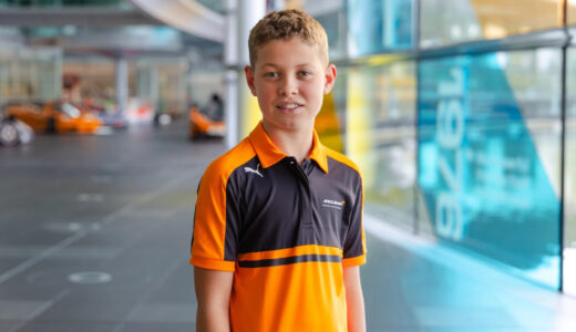 McLaren tarihinde bir ilk: 11 yaşındaki Harry Williams programa dahil oldu