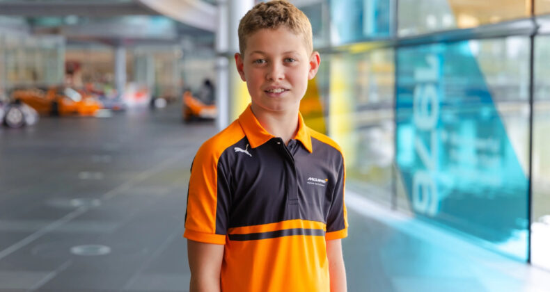 McLaren tarihinde bir ilk: 11 yaşındaki Harry Williams programa dahil oldu