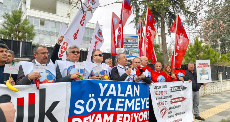 Memurlardan T&Uuml;İK'e enflasyon protestosu