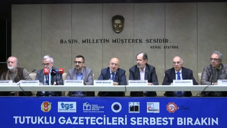 Meslek &ouml;rg&uuml;tlerinden ortak &ccedil;ağrı: Tutuklu gazetecileri serbest bırakın